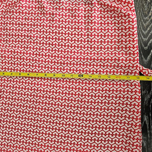 EUC *Ann Taylor* Women's Silky Spaghetti Straps Red Hearts Mini Dress 2 - Picture 10 of 13